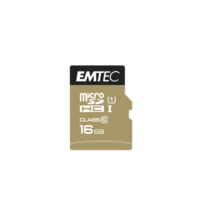 Emtec Emtec 128GB Elite Gold microSDHC UHS-I CL10 Memóriakártya + Adapter