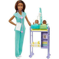 Mattel Mattel Barbie karrierista babák: Barna bőrű gyerekorvos