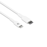 Ewent Ewent EW9916 USB-C 2.0 apa - Lightning apa Adat és töltő kábel (2m)