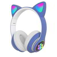 WPower Wpower STN-28 Kid Macskafüles fejhallgató - Kék
