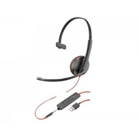 Plantronics Poly Blackwire C3215 USB-A Mono Headset - Fekete