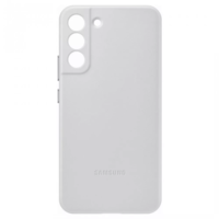 Samsung Samsung Galaxy S22+ Gyári Bőr Tok - Szürke