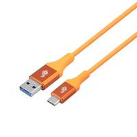 TB TB AKTBXKU3CPREM2O USB-A apa - USB-C apa 3.0 Adat és töltőkábel - Narancssárga (2m)