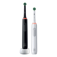 Oral-B Oral-B Pro 3 3900 Elektromos fogkefe Duopack - Fekete/Fehér (2 db)