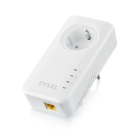 Zyxel ZyXEL Powerline PLA6457 G.hn 2400Mbps Wave 2 Powerline Pass-thru Gigabit Ethernet Adapter