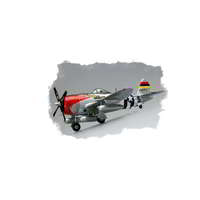 HobbyBoss HobbyBoss P-47D Thunderbolt vadászrepülőgép műanyag modell (1:72)