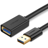 Ugreen Ugreen 30125 USB 3.0 Hosszabító kábel - Fekete (0.5m)