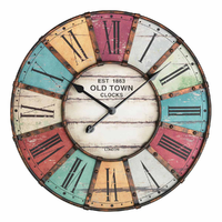 TFA TFA 60.3021 Vintage XXL Old Town Clock Falióra - Színes