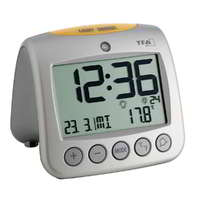 TFA TFA 60.2514 Digitális Rádiós ébresztőóra hőmérővel - Ezüst