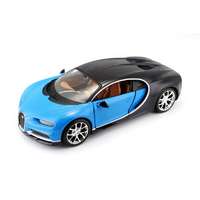 Maisto Maisto Bugatti Chiron Fekete/Kék autó fém modell (1:24)