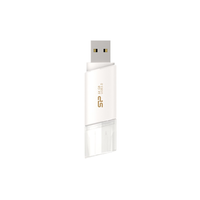 Silicon Power Silicon Power 64GB Blaze B06 USB 3.2 pendrive - Fehér (Shell White)