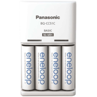 Panasonic Panasonic ENELOOP K-KJ51MCD04E 4x AA/AAA NiMH Akkumulátor töltő + 4db elem