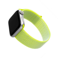 Fixed Fixed Apple Watch S1/2/3/4/5/6/7/SE Nylon szíj 42/44/45 mm - Lime