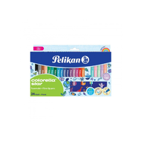 Pelikan Pelikan Colorella Star 0.8 mm Filctoll készlet - Vegyes színek (24 db / csomag)