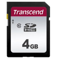 Transcend Transcend 4GB TS4GSDC300S SDHC UHS-I CL10 Memóriakártya