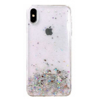 Fusion Fusion Glue Glitter Apple iPhone 12 Pro Max Szilikon Tok - Átlátszó