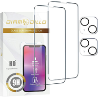 Egyéb Diamodillo Apple iPhone 14 Pro Edzett üveg kijelzővédő + kamera védő (2 db)