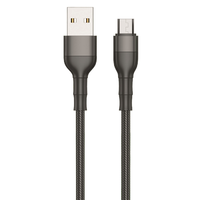 2GO 2GO 797303 USB-A apa - Micro USB apa 2.0 Adat és töltőkábel - Fekete (1m)