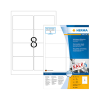 HERMA Herma 96X63,5 Etiket címke A4 íves (100 ív/doboz) - fehér