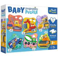 Trefl Trefl Baby Progressive Puzzle Járművek 6 az 1-ben puzzle