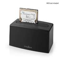 Nedis Nedis HDDUSB3210BK HDD Dokkoló állomás (USB 3.2 Gen1 - SATA)