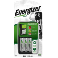 Energizer Energizer Maxi 4x AA/AAA NiMH Akkumulátor töltő + 4db elem (4x AA - 2000mAh)