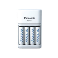 Panasonic Panasonic Smartplus 4x AA/AAA NiMH Akkumulátor töltő + 4db elem (4x AA - 2000mAh)