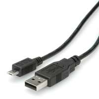 Roline Roline Kábel USB 2.0 A - Micro USB B 3m