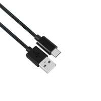 Stansson Stansson CZ-239-D USB-A apa - USB-C apa 2.0 Adat és töltőkábel - Fekete (2m)