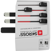 Skross Skross MUV USB (AC) Utazó adapter