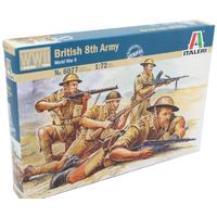 Italeri Italeri II. világháborús brit 8.hadsereg katonái műanyag modell (1:72)