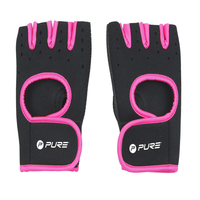 Pure2Improve Pure2Improve Női fitness kesztyű - Fekete/Pink (S/M)