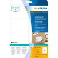 HERMA Herma 99,1 x 67,7 mm Etikett tintasugaras és lézernyomtatóhoz (200 címke / csomag)