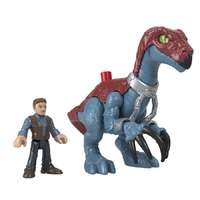 Mattel Mattel Imaginext Jurassic World 3 Therizinosaurus és Owen figura