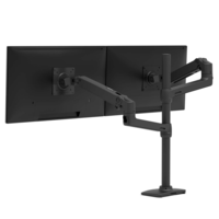 Ergotron Ergotron LX 21"-40" LCD TV/Monitor asztali tartó - Fekete (2 kijelző)