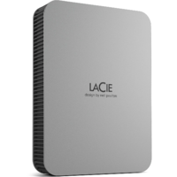 LaCie LaCie 4TB Mobile Drive (2022) USB Type-C Külső HDD - Ezüst