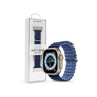 Devia Devia Deluxe Apple Watch S4/S5/S6/S7/S8/S9/SE/Ultra Szilikon Sport Szíj 42/44/45/49mm - Kék