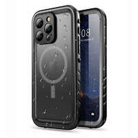Tech-Protect Tech-Protect Shellbox MagSafe Apple iPhone 14 Pro Vízálló tok - Átlátszó/Fekete