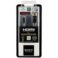 Sony Sony DLC-HEU15 4K 3D Micro HDMI - HDMI Kábel Ethernettel 1,5m - Fekete