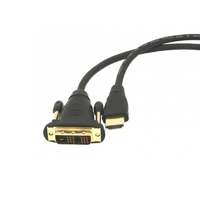 Gembird Gembird HDMI / DVI apa-apa kábel aranyozott csatlakozóval, 1.8m, bulk