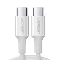Ugreen Ugreen US300 USB-C apa - USB-C apa 2.0 Adat és töltő kábel - Fehér (2m)