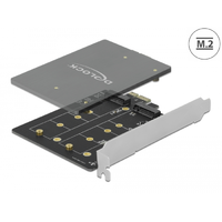 Delock Delock 90432 2x M.2 Key B port bővítő PCIe kártya