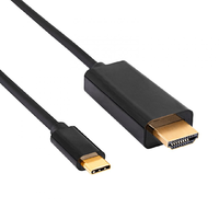 Akyga Akyga AK-AV-18 USB Type C - HDMI Kábel 1.8m - Fekete