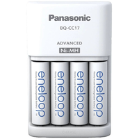 Panasonic Panasonic Eneloop K-KJ17MCC40E 4x AA/AAA NiMH Akkumulátor töltő + 4db elem (4x AA - 2000mAh)