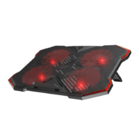 Natec Genesis Oxid 260 17.3" Laptop hűtőpad - Fekete/Piros