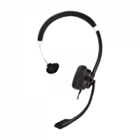 V7 V7 Deluxe Mono Vezetékes Headset - Fekete/Ezüst