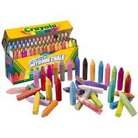 Crayola Crayola lemosható aszfaltkréta szett - Vegyes színek (64 db / csomag)