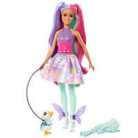 Mattel Barbie A Touch of Magic : Tündér baba rózsaszín-lila ruhában