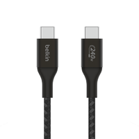 Belkin Belkin Boost Charge USB-C apa - USB-C apa 2.0 Adat és töltő kábel - Fekete (1m)