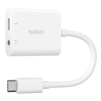 Belkin Belkin RockStar USB-C apa - USB-C/3.5mm Jack anya Adapter